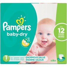 Подгузники Pampers baby-dry №1 (84 шт)