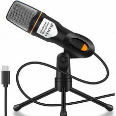 Микрофон для ПК со штативом VIMVIP разъем 3,5 мм