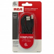 USB 2.0 A to B Cable RCA 1.8 m