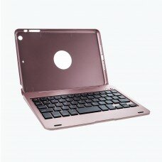 Чехол-клавиатура для планшета (розовый, клавиатура черная)