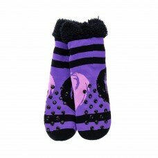 Носки тёплые Disney (фиолетовый\чёрный\полоса) 3-4 года