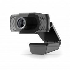 Веб-камера Full HD для компьютера c с микрофоном (Черный)