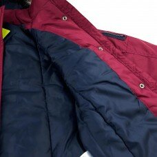 Куртка BONPRIX (Вишневый\мех\4-5 лет)