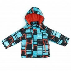 Куртка BONPRIX (голубой\чёрный\красный\4-5 лет)