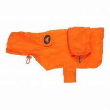Дождевик на липучках для собак (оранжевый) L