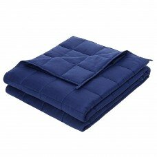 Одеяло с утяжелением от бессонницы детское (синий) 120х90