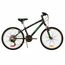 Велосипед подростковый (черно-зеленый)