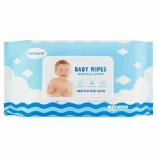 Салфетки влажные детские BABY WIPES natural scent 80 ед