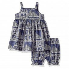 Комплект платье и шорты Reyn Spooner (синий\белый)
