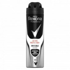 Дезодорант-спрей 150мл Rexona Active Protection Invisible For Men