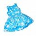 Платье с пышной юбкой Carter's (голубой\цветочный принт)
