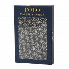 Трусы мужские POLO Ralph Lauren (чёрный\белый\рисунок)