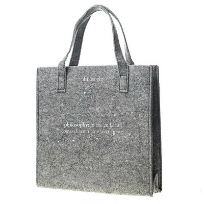 Подарочная сумка Philosophy (Серый)